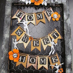 Home Sweet Home Halloween Sign