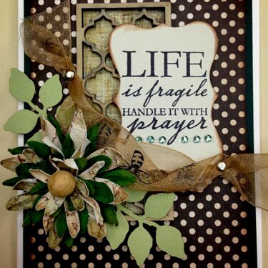 Life is Fragile Card