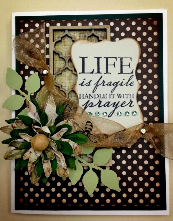 Life is Fragile Card