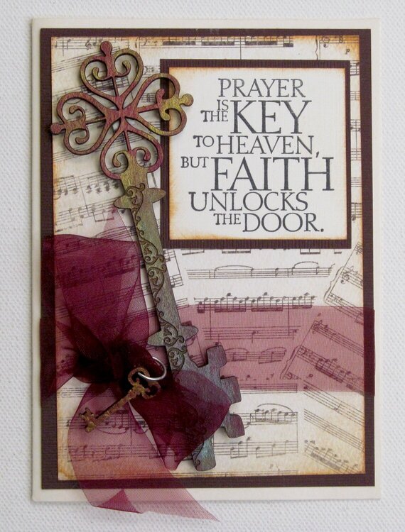Prayer is Key Card