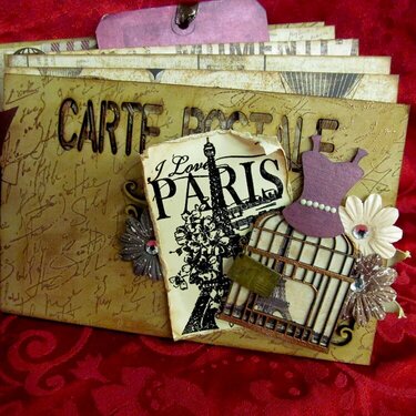 Paris Postcard Book