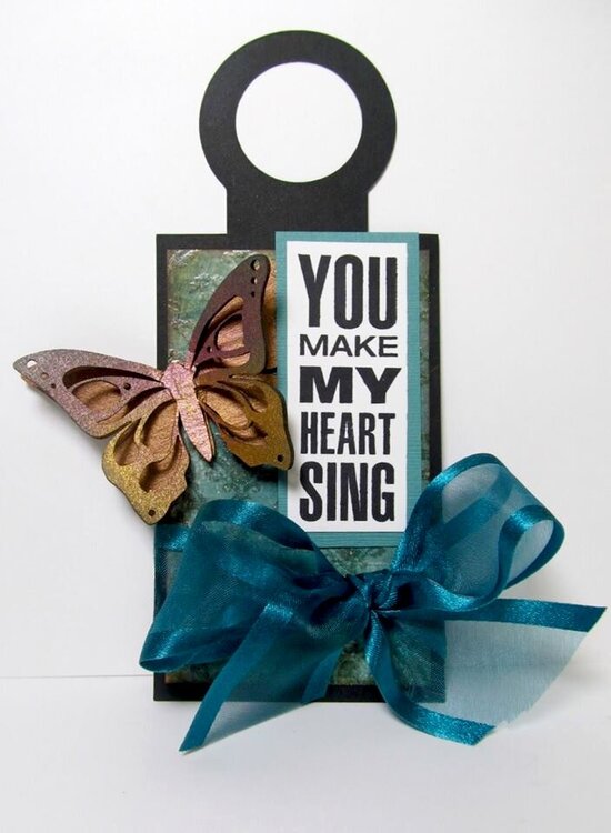 You Make My Heart Sing Wine Tag