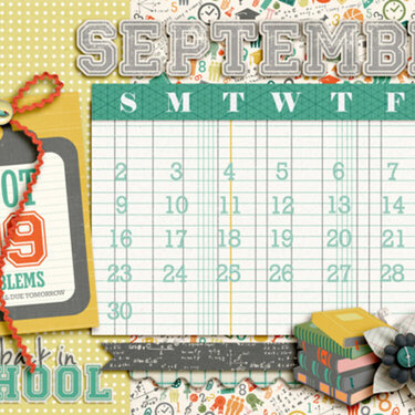 4x6 September 2018 Calendar