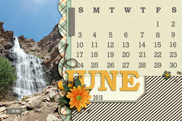 4x6 June 2018 Calendar