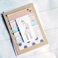 Baby Giraffe Glitter Card