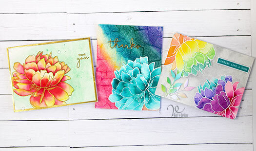 Watercolor Floral Card