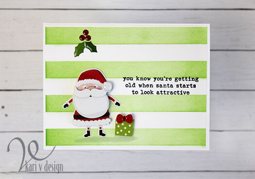 Santa Starts to Look Attractive Card