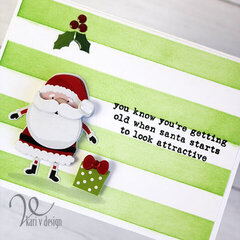 Santa Starts to Look Attractive Card