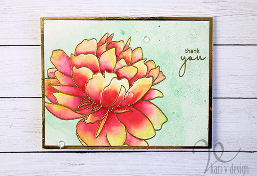 Watercolor Floral Card