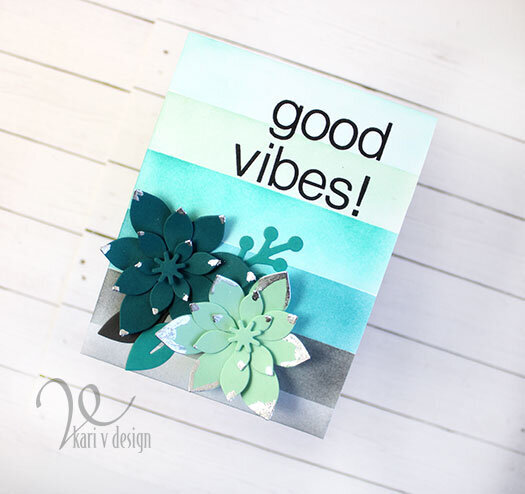 Good Vibes Succulent Card