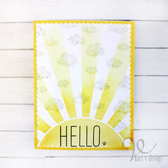 Sunny Hello card