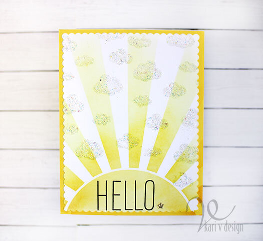 Sunny Hello card