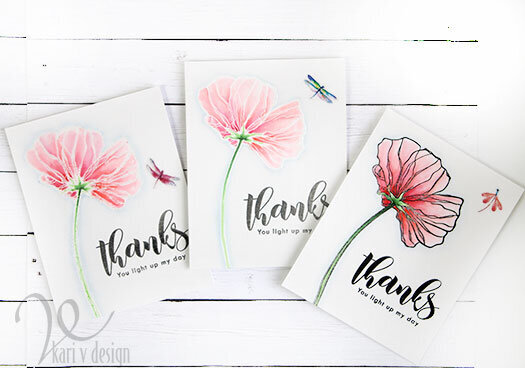 Thank You Floral Cards