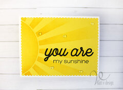 You are my Sunshine card