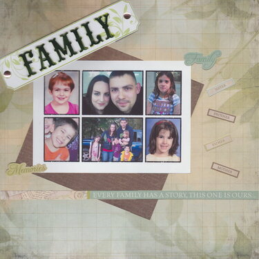 Every family has a story, this one is ours...