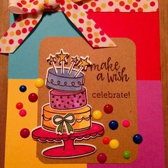 Happy Birthday Cake Card