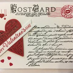 Valentine Old-Fashioned Postcard