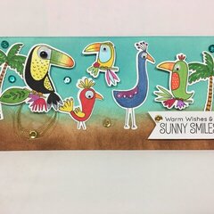 Exotic Birds Wishing Summer Smiles