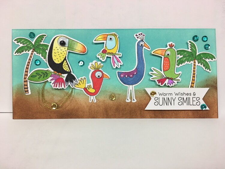 Exotic Birds Wishing Summer Smiles