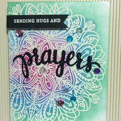 Sympathy Card, Send Prayers & Hugs