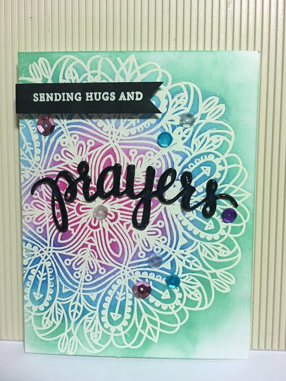 Sympathy Card, Send Prayers &amp; Hugs