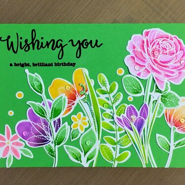 Floral Birthday Card