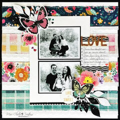 April & Ivy Layout by Mari Clarke