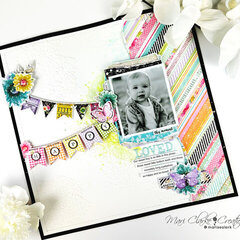 12x12 Scrapbooking Page by Mari Clarke