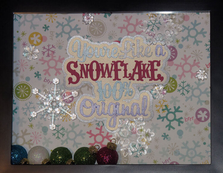 Snowflake Shadow Box