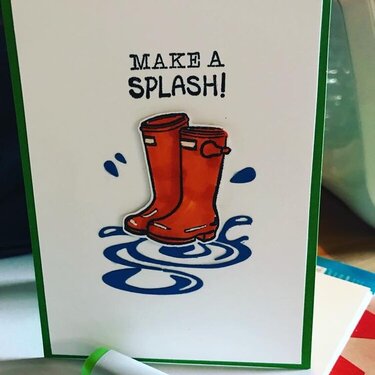 Splash card