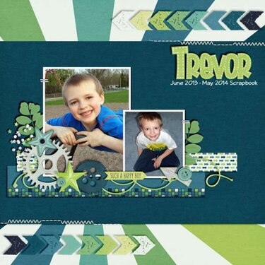 Trevor&#039;s Scrapbook Cover