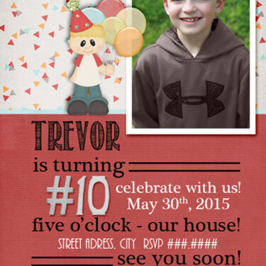 Trevor is turning 10!