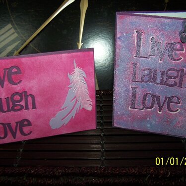 Live, Laugh, Love Cards