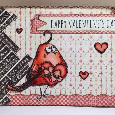 Bird Crazy Valentine&#039;s Day Card