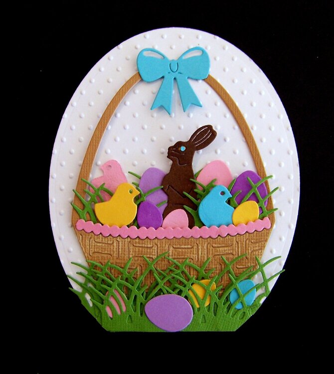 Shaped Easter Egg card