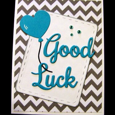 Balloon good luck card