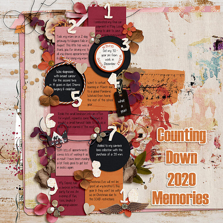 Counting Down 2020 Memories
