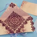 Carte enveloppe violettes