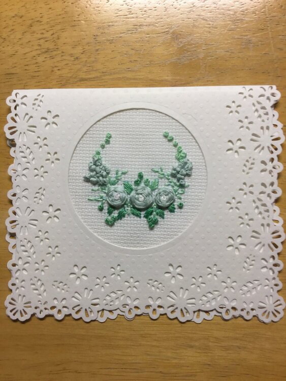 Lacy embroidery