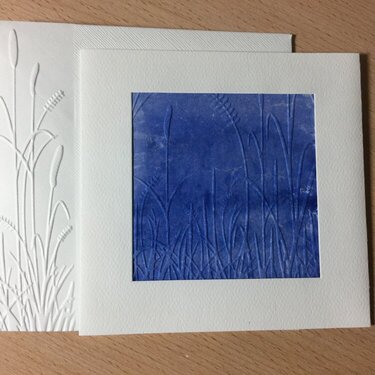 Watercolor Wash with Embossing