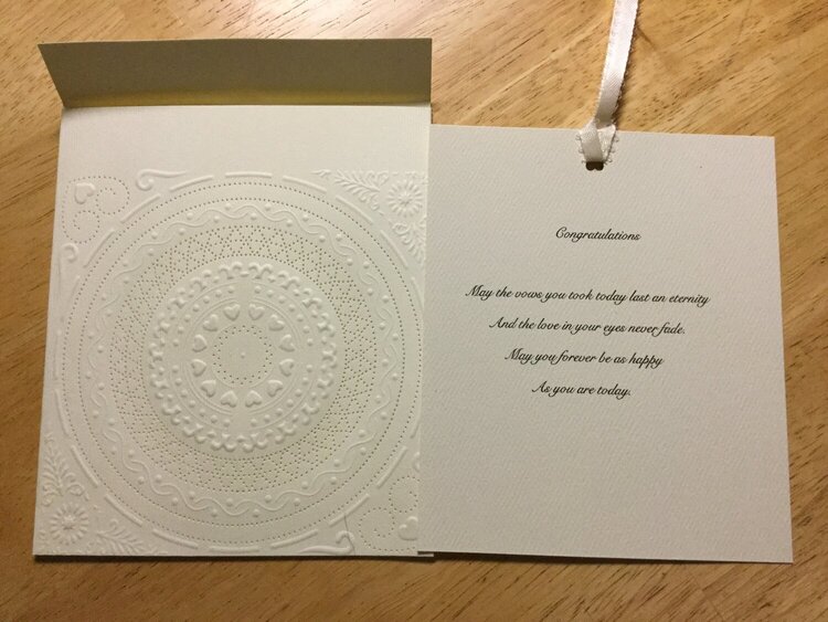 PIERCED AND EMBOSSED PAPER WEDDING