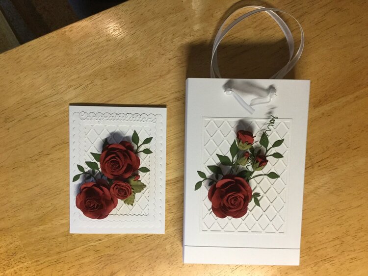 Wedding card and gift bag