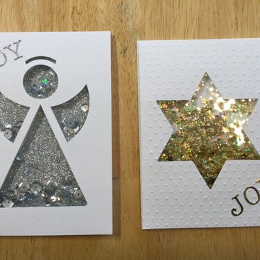 Sparkly Shaker Christmas Cards