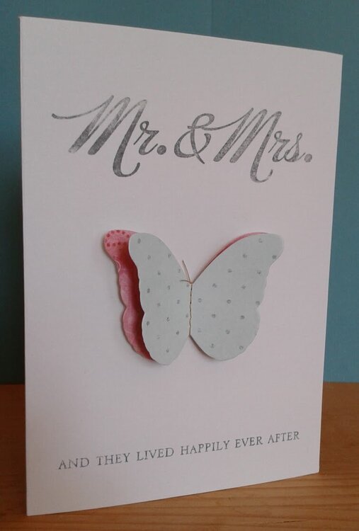 Mr &amp; Mrs Wedding Card