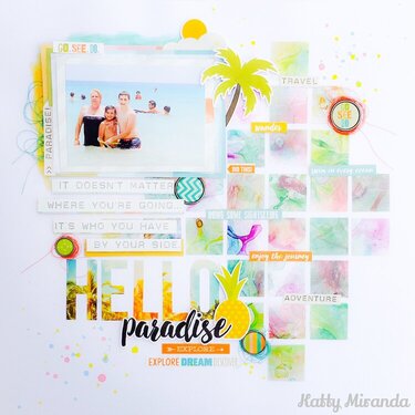 Hello Paradise 12x12 Layout