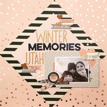 Winter Memories 12x12 Layout