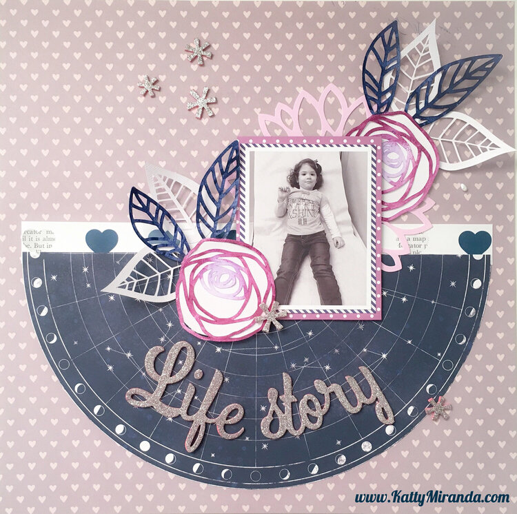 Life Story 12x12 Layout