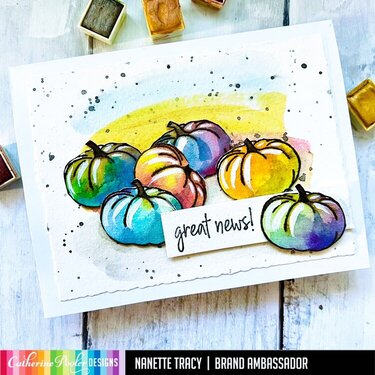 Watercolor Pumpkins