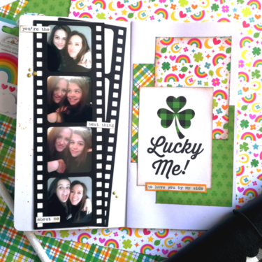 "LUCKY ME TO HAVE YOU BY MY SIDE" TRAVELER'S NOTEBOOK