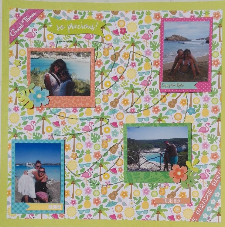 SUMMER MEMORIES LAYOUT